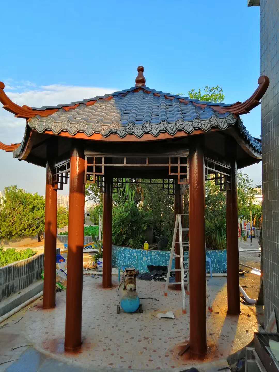 這樣的古劍木涼亭你們喜歡嗎？